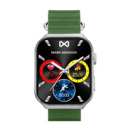 Reloj Mark Maddox Smart De Correa Silicona Verde Ref: HS2002-60