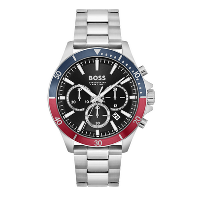 Reloj Hugo Boss Caballero Troper Esfera Negra Cronógrafo Acero Ref: 1514108