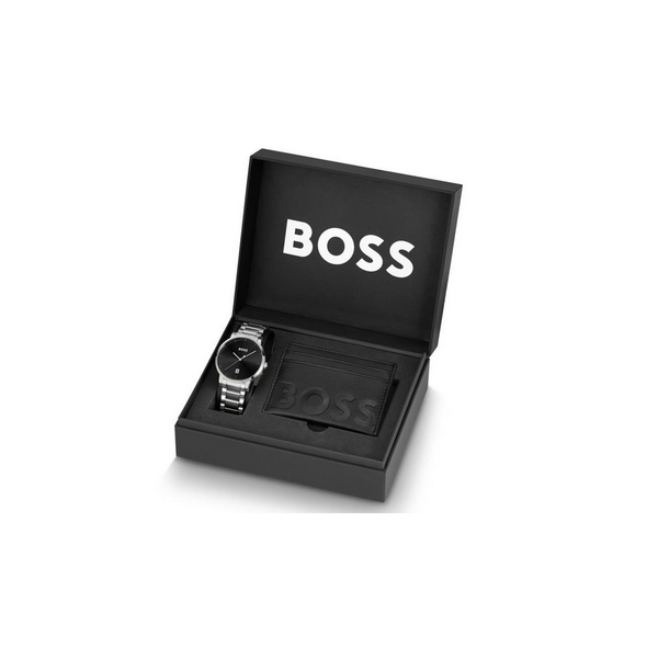 Reloj Hugo Boss Caballero Confidence Malla Milanesa Acero Esfera Azul Ref.1570159