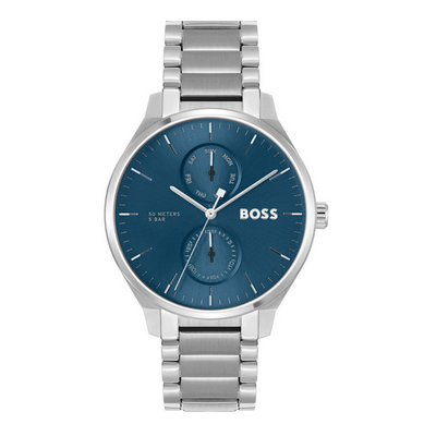 Reloj Hugo Boss Caballero Tyler Acero Esfera Azul 43mm Multifunción Ref: 1514106