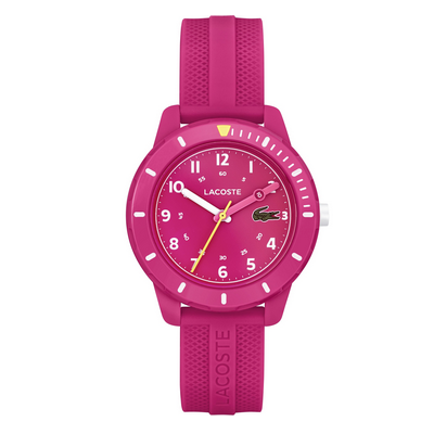 Reloj Lacoste Mini Tennis De Silicona Rosa Con Tres Agujas Niña 34mm Ref: 2030054