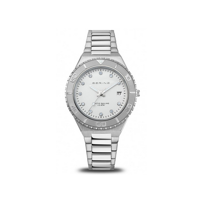 Reloj Bering Clasic Esfera Blanca Mujer  Ref. 18936-704