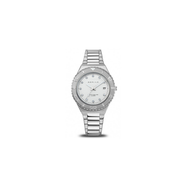 Reloj Bering Clasic Esfera Blanca Mujer  Ref. 18936-704