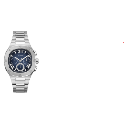 Reloj Guess Caballero Headline 42mm Acero, Esfera Azul, Multifunción Ref: GW0572G1
