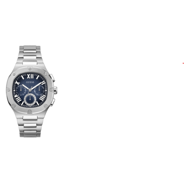 Reloj Guess Caballero Headline 42mm Acero, Esfera Azul, Multifunción Ref: GW0572G1