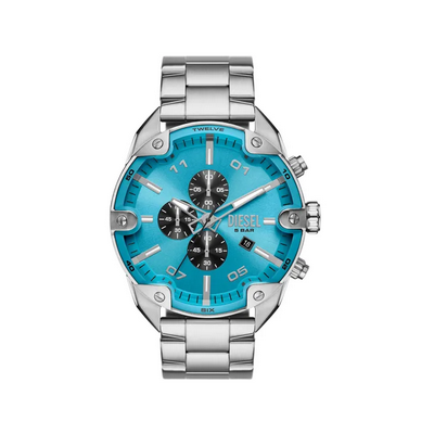 Reloj Diesel Caballero Spiked Acero Cronógrafo 49mm Ref: DZ4655