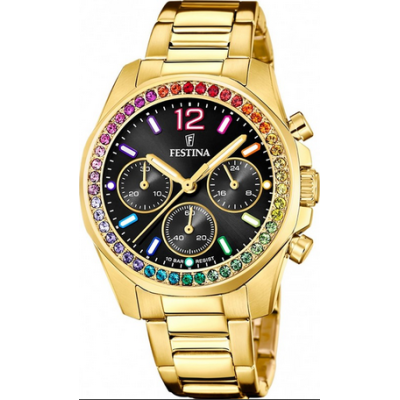 Reloj Festina Mujer  Acero Dorado Ref.F20609/3
