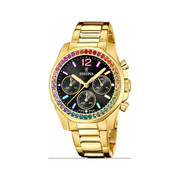 Reloj Festina Mujer  Acero Dorado Ref.F20609/3