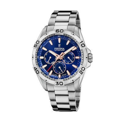 Reloj Festina Acero Esfera Azul Hombre Ref.F20623/2