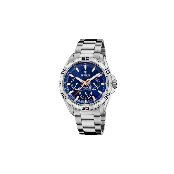 Reloj Festina Acero Esfera Azul Hombre Ref.F20623/2