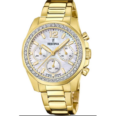Reloj Festina Mujer  Acero Dorado Ref.F20609/1