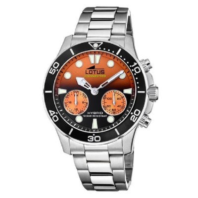 Reloj Lotus Connected Caballero Acero Esfera Naranja Ref: 18800/8