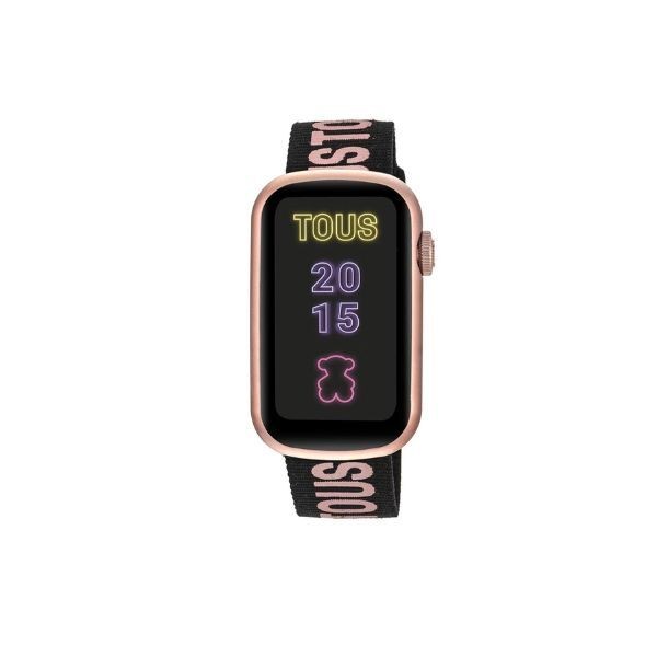 Reloj Tous Smartwatch T-Band Nylon Negro Ref: 200351092