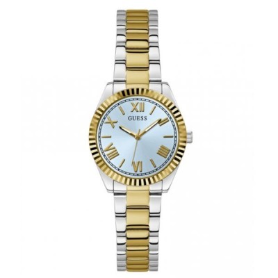 Reloj Guess Mujer Mini Luna Bicolor Acero/Dorado 30mm Ref: GW0687L4
