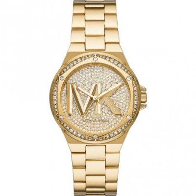 Reloj Michael Kors Mujer Lennox Acero Ip Dorado 37mm Ref: MK7229