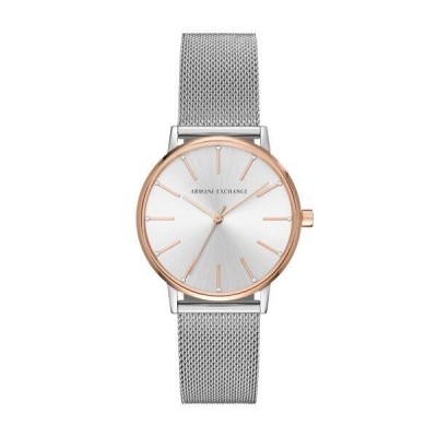Reloj Armani Exchange Mujer Lola Malla Milanesa Acero Ref: AX5537