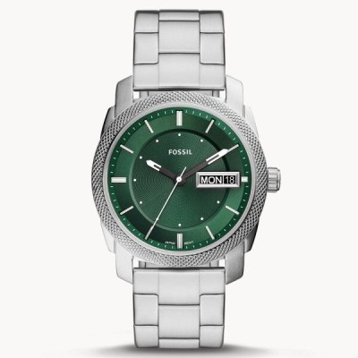 Reloj Fossil Machine Caballero Acero Esfera Verde 42mm Ref: FS5899