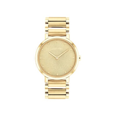 Reloj Calvin Klein Mujer Open Link Acero Ip Dorado 34mm Ref: 25200086