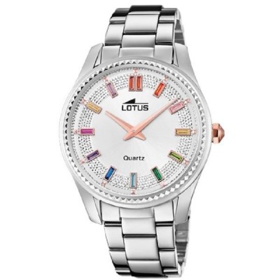 Reloj Lotus Mujer Bliss Acero Con Esfera Plateada Ref: 18898/2