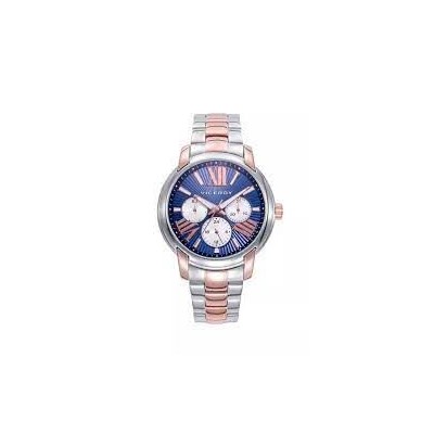 Reloj Viceroy Mujer Chic Multifunción Acero-Rosé Bicolor Esfera Azul 39mm Ref: 401268-33