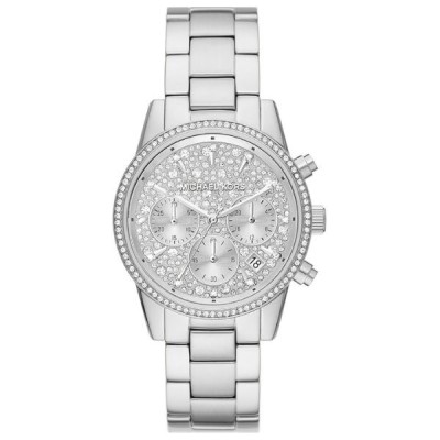 Reloj Michael Kors Mujer Ritz Acero Con Circonitas 38mm Ref: MK7301